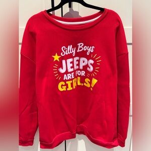 Jeep Red and Yellow Graphic Hoodie